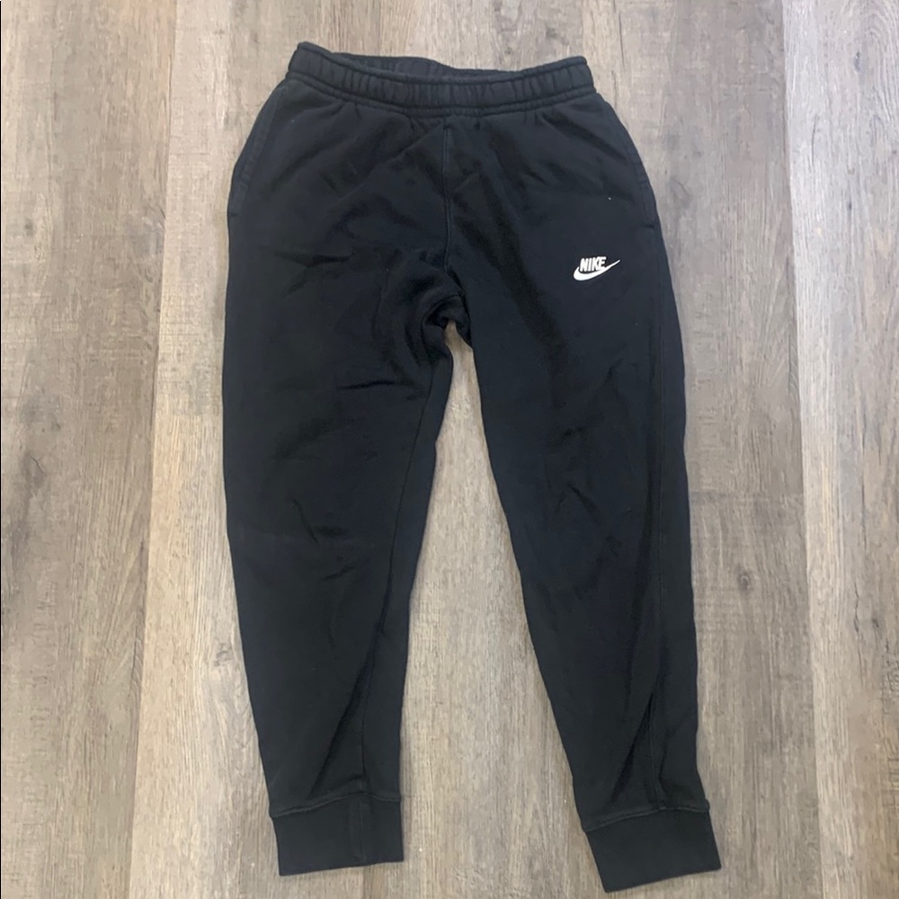 Nike Black Tapered Sweatpants